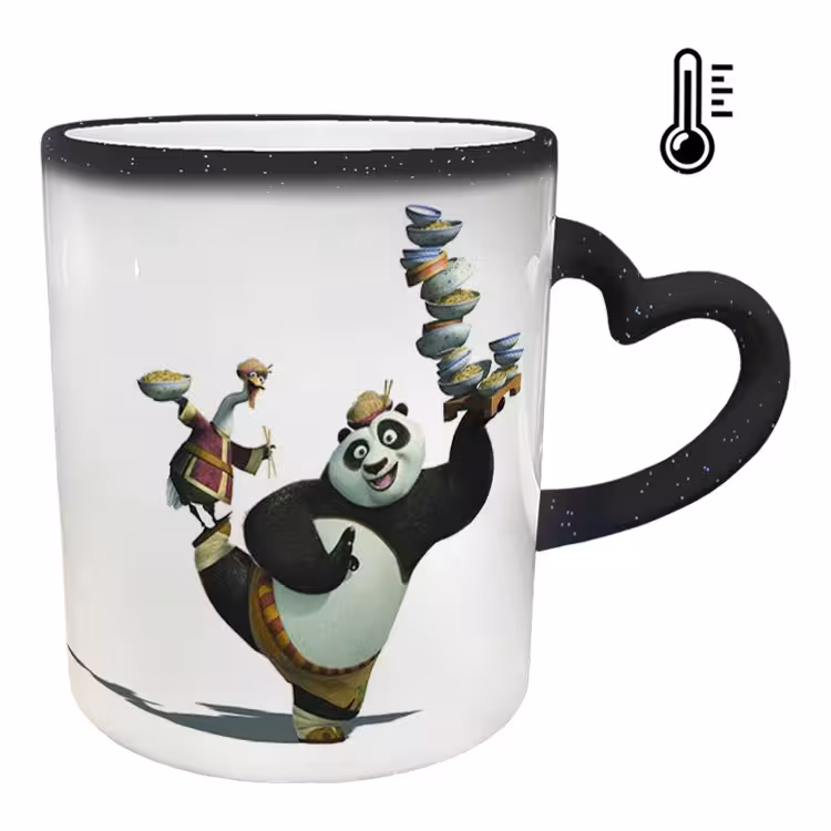 خرید ماگ-لیوان حرارتی  دسته ساده   پاندا کنگ فو کار کد 61