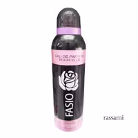اسپری خوشبوکننده زنانه Rassami رایحه fasioحجم 200میلی لیتر