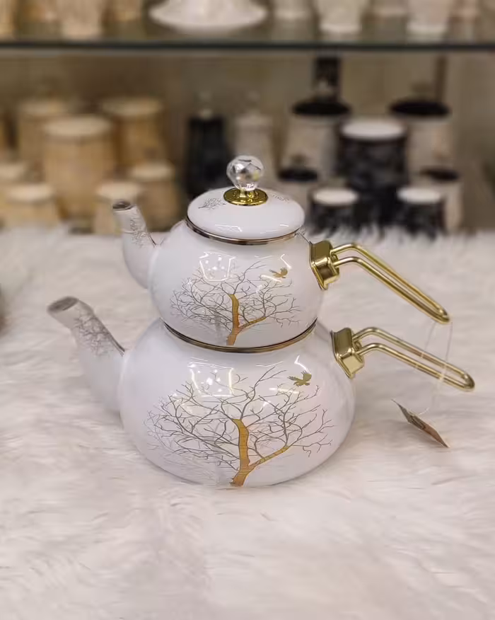 کتری قوری لعابی جنیال