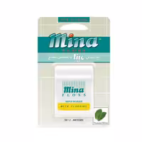 نخ دندان مینا با اسانس نعنا 50 متری