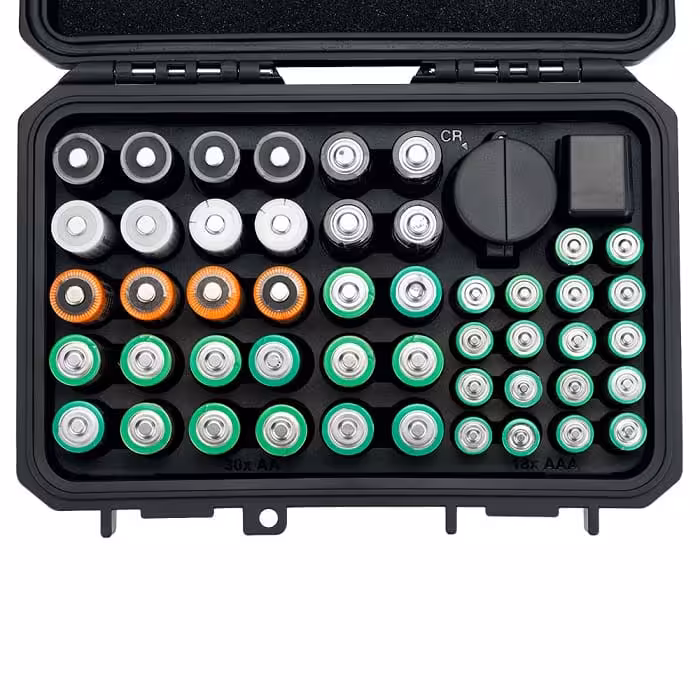 کیس نگهداری و تستر باتری کی وی مدل RBC-58ACR