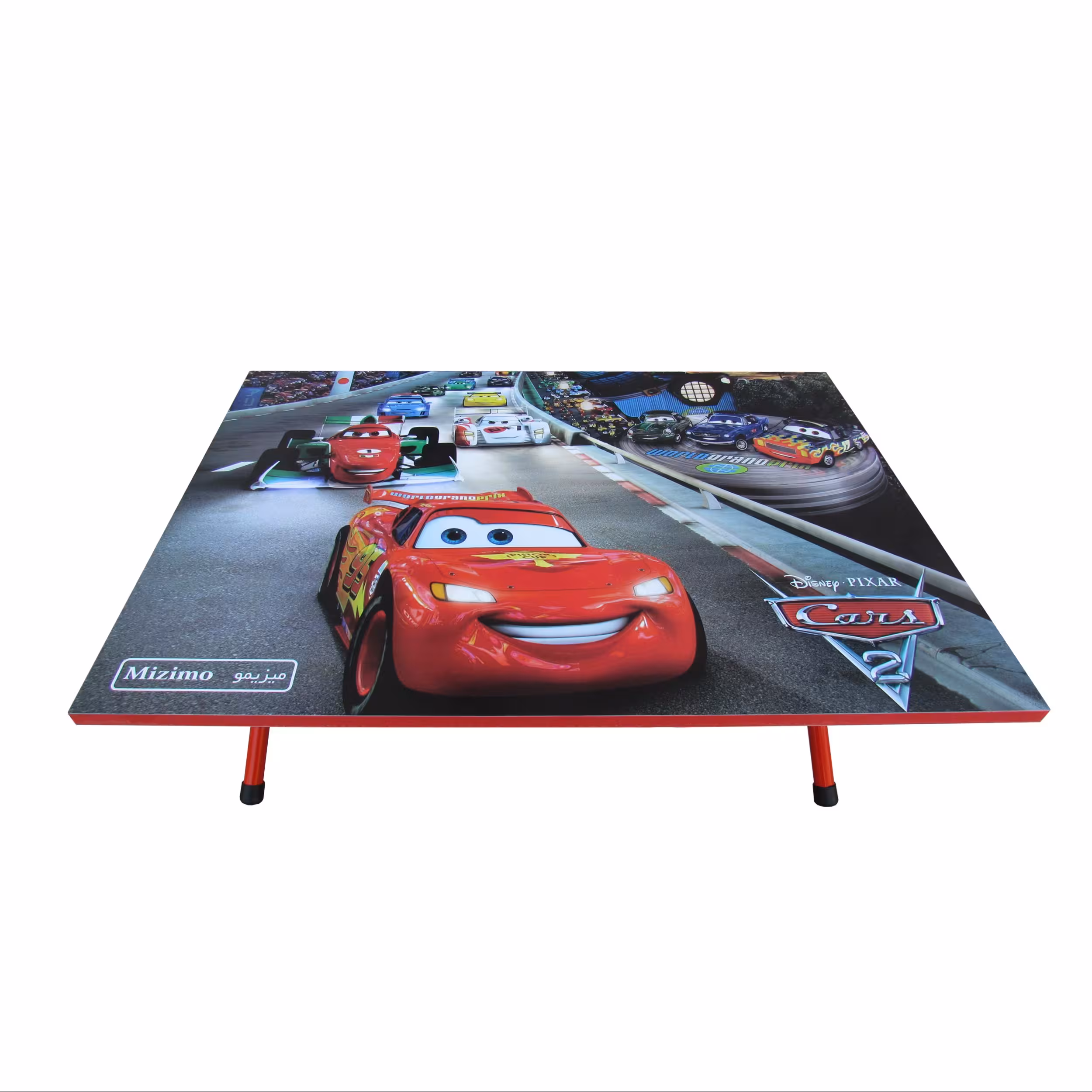 میز تحریر پایه کوتاه میزیمو طرح مکوئین کد 3251 (مدل پایه رنگی)