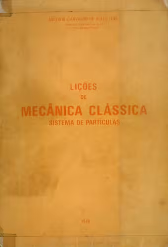 خرید و دانلود نسخه کامل کتاب Licoes de Mecanica Classica - Sistemas de Particulas