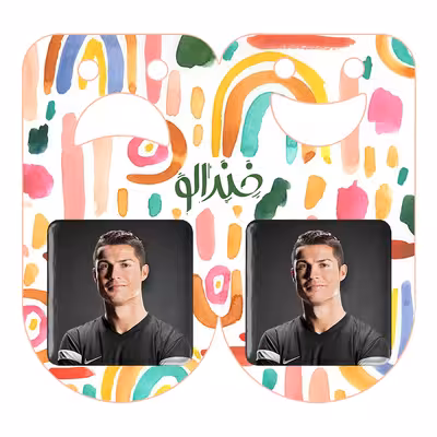 پیکسل خندالو مدل کریستیانو رونالدو کد 13914 به همراه مگنت