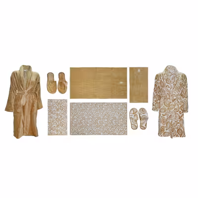  سرویس حوله پالتویی 8 تکه دانتلا ویتا سری کادیفه مدل Sal