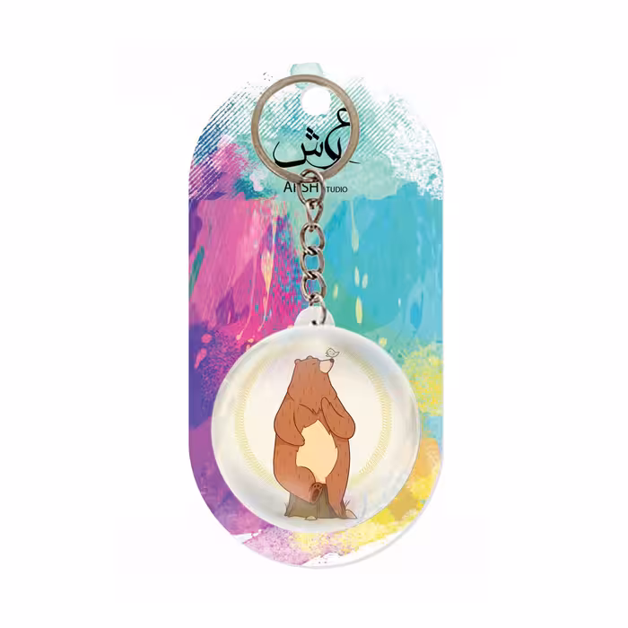 جاکلیدی عرش مدل فانتزی خرس کد Asj561