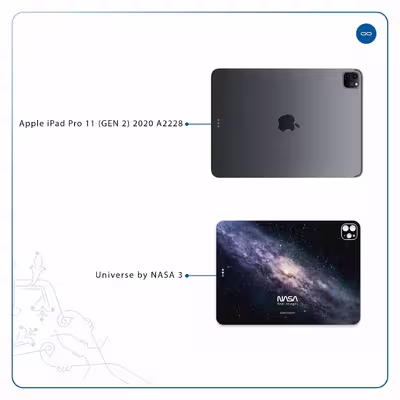 برچسب پوششی ماهوت مدل Universe-by-NASA-3 مناسب برای تبلت اپل iPad Pro 11 (GEN 2) 2020 A2228