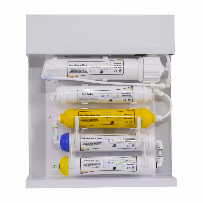 دستگاه تصفیه کننده آب آکوآ اسپرینگ مدل RO-S7-WZ 7008 به همراه کیت نشتی و فیلتر  مجموعه 4 عددی