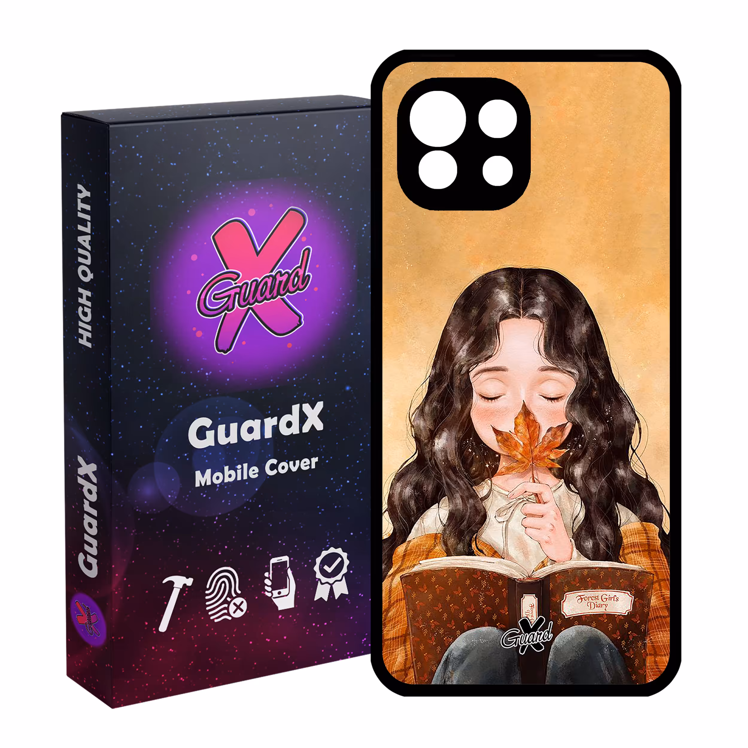 کاور گارد ایکس طرح Girl مدل Glass10223 مناسب برای گوشی موبایل شیائومی Mi 11 Lite