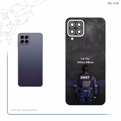 برچسب پوششی ماهوت مدل Police Officer مناسب برای گوشی موبایل سامسونگ Galaxy M33