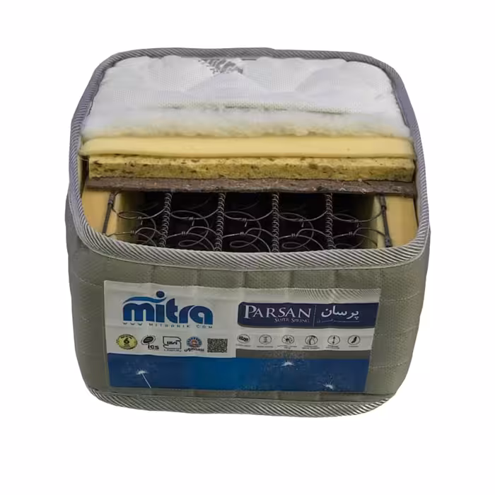 تشک میترا مدل پرسان دو نفره سایز 160×200 سانتی متر