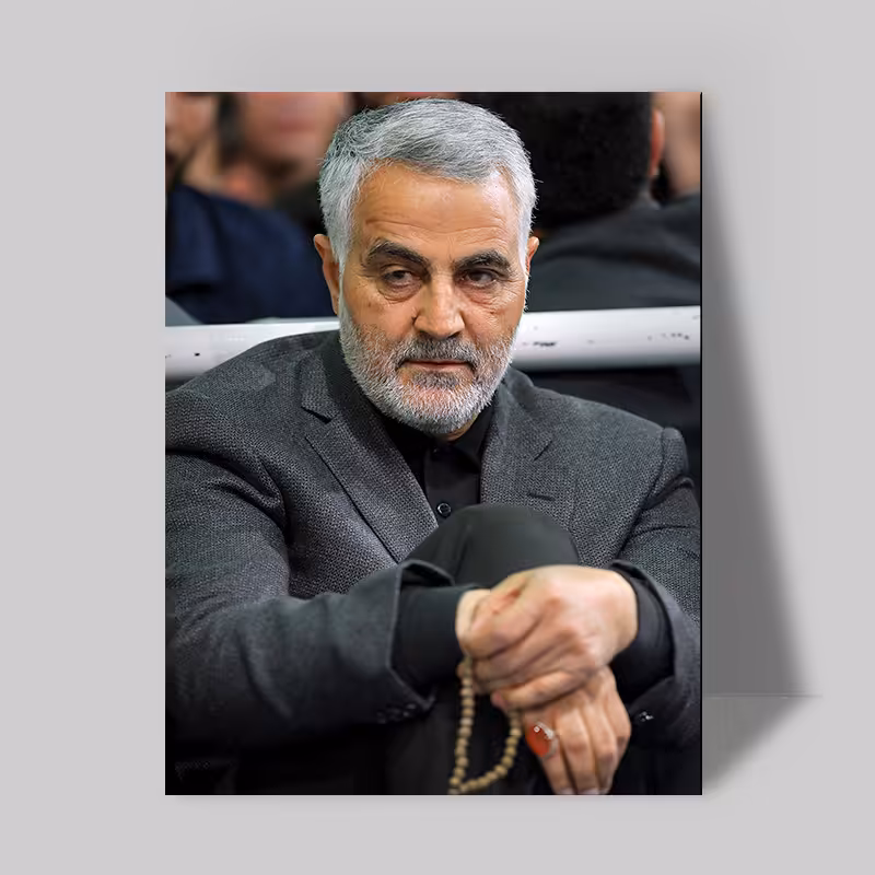 تابلو شاسی صبا طرح مدل سردار شهید سلیمانی کد 156