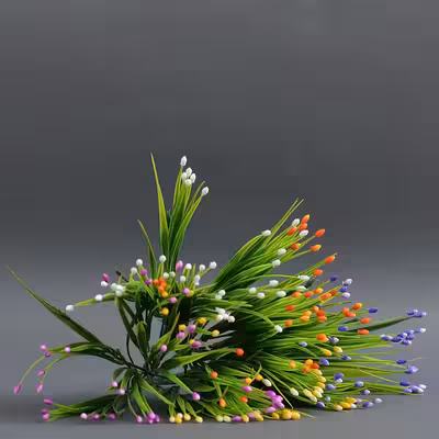 گل مصنوعی مدل بوته کبریتی