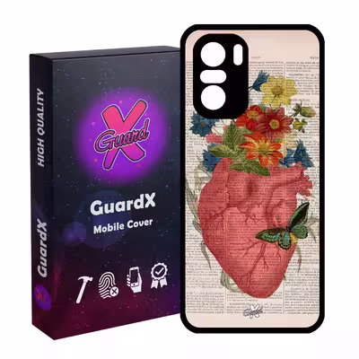 کاور گارد ایکس طرح قلب مدل Glass10505 مناسب برای گوشی موبایل شیائومی Poco F3/MI 11X/MI 11X Pro/Redmi K40/K40 Pro