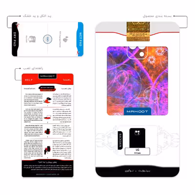 برچسب پوششی ماهوت مدل Inside Cell Digital Art مناسب برای گوشی موبایل ال جی X Cam