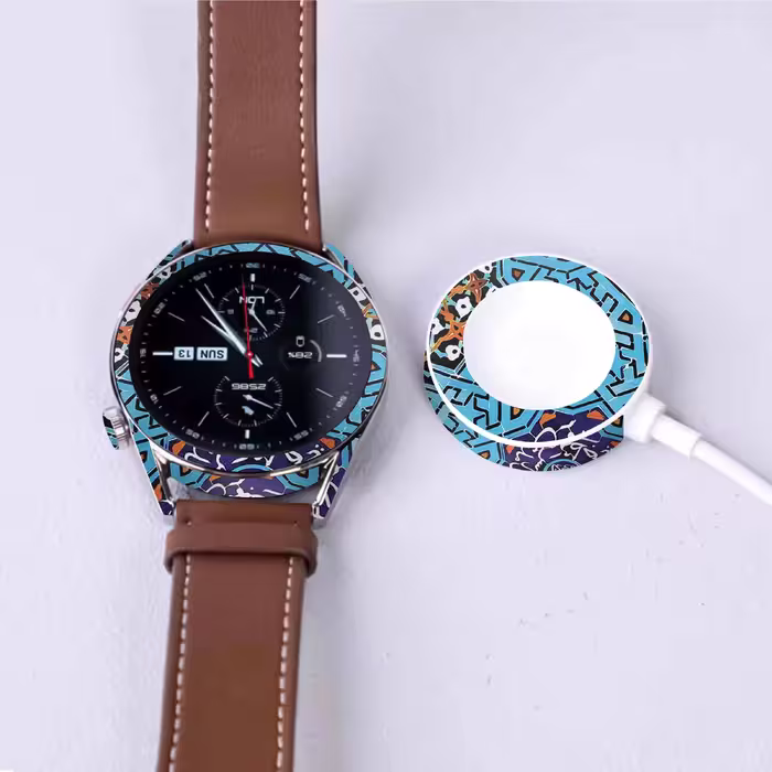 برچسب ماهوت طرح Iran-Tile7 مناسب برای ساعت هوشمند هوآوی Watch GT 3 46mm