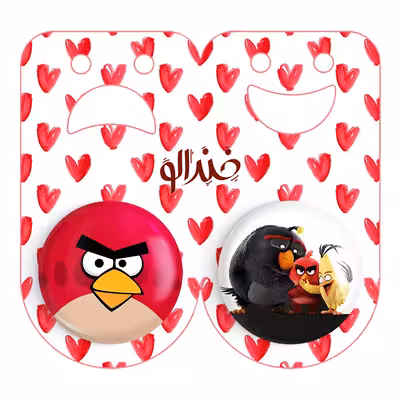 پیکسل خندالو مدل پرندگان خشمگین کد 1385613859 مجموعه 2 عددی