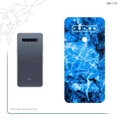 برچسب پوششی ماهوت مدل Blue Marble مناسب برای گوشی موبایل ال جی K61