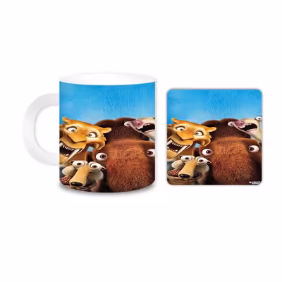 ماگ مدل عصریخبندان کد 655 به همراه زیر لیوانی