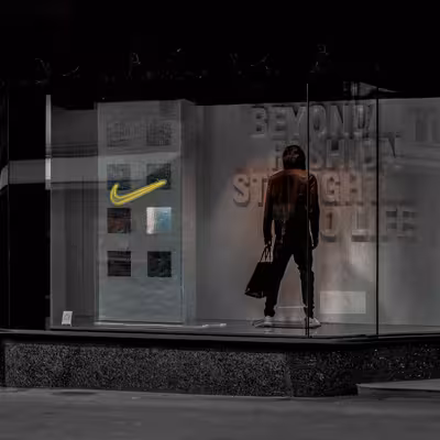 چراغ دیواری نئون دیزاین طرح Nike_YL