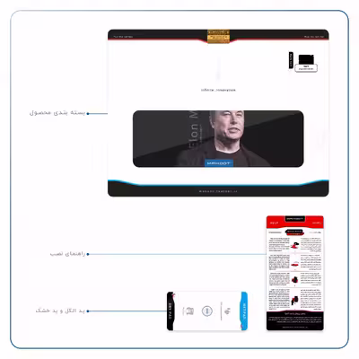 برچسب پوششی ماهوت مدل Elon Musk مناسب برای تبلت اپل iPad 2 2011 A1397