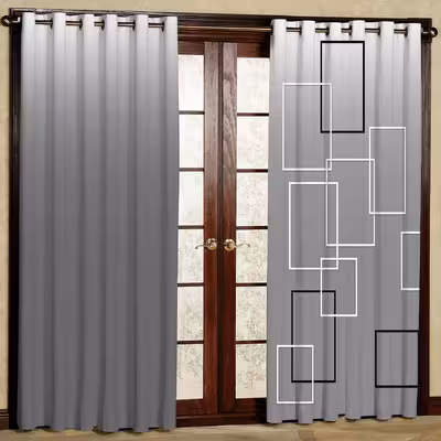 پرده مدل طرح دار هازان پانچی کد 4266a سایز 140x200  سانتی متر