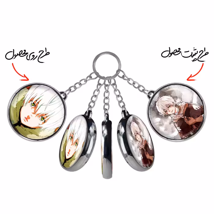 جاکلیدی خندالو طرح فوشی انیمه به تو ای ابدی مدل دوطرفه کد 1567815683