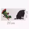استیکر پارچه و لباس مدل وزغ و گاو مجموعه 2 عددی