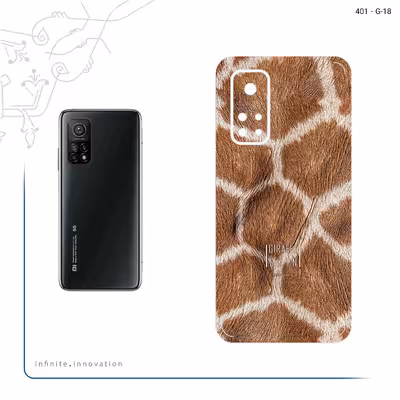 برچسب پوششی ماهوت مدل Giraffe Skin مناسب برای گوشی موبایل شیائومی Mi 10T Pro 5G
