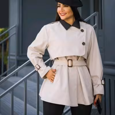 مانتو اسپرت زنانه کتان مدل نیروانا