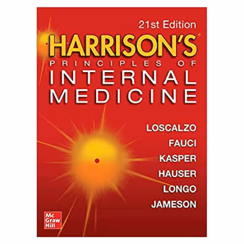 کتاب چهار جلدی Harrisons Principles of Internal Medicine (2022)