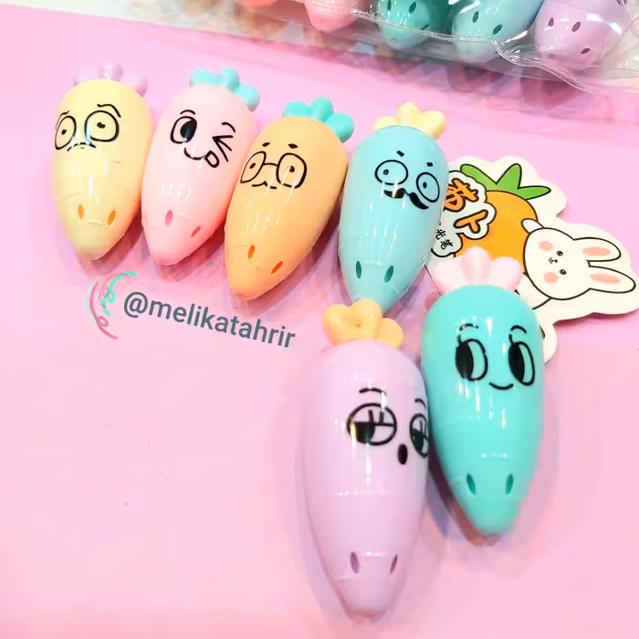 ماژیک هایلایت طرح هویج ایموجی