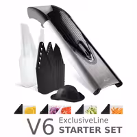 رنده اسلایسر برنرBORNER  آلمان مدل V6 Starter رنگ استیل-مشکی