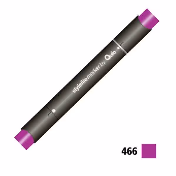 ماژیک راندو دوسر کوییلو کد 466 مدل Stylefile (رنگ deep violet)