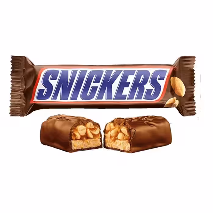 شکلات اسنیکرز  50 گرمی یک عدد snickers