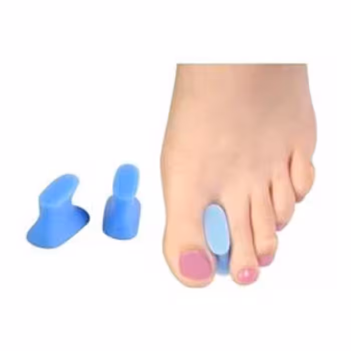 لاانگشی سیلیکونی پد ژله ای جدا کننده انگشتان پا