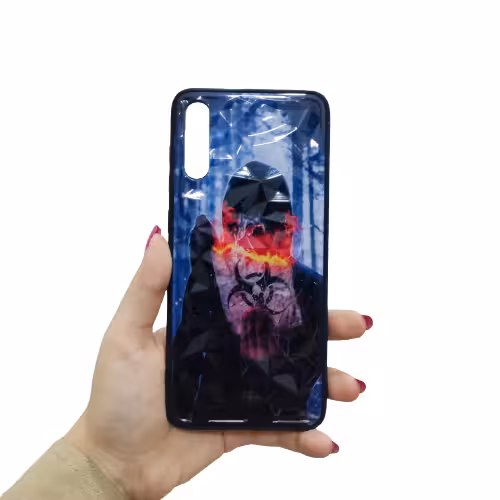 قاب گوشی A70 فانتزی طرح دار کریستالی