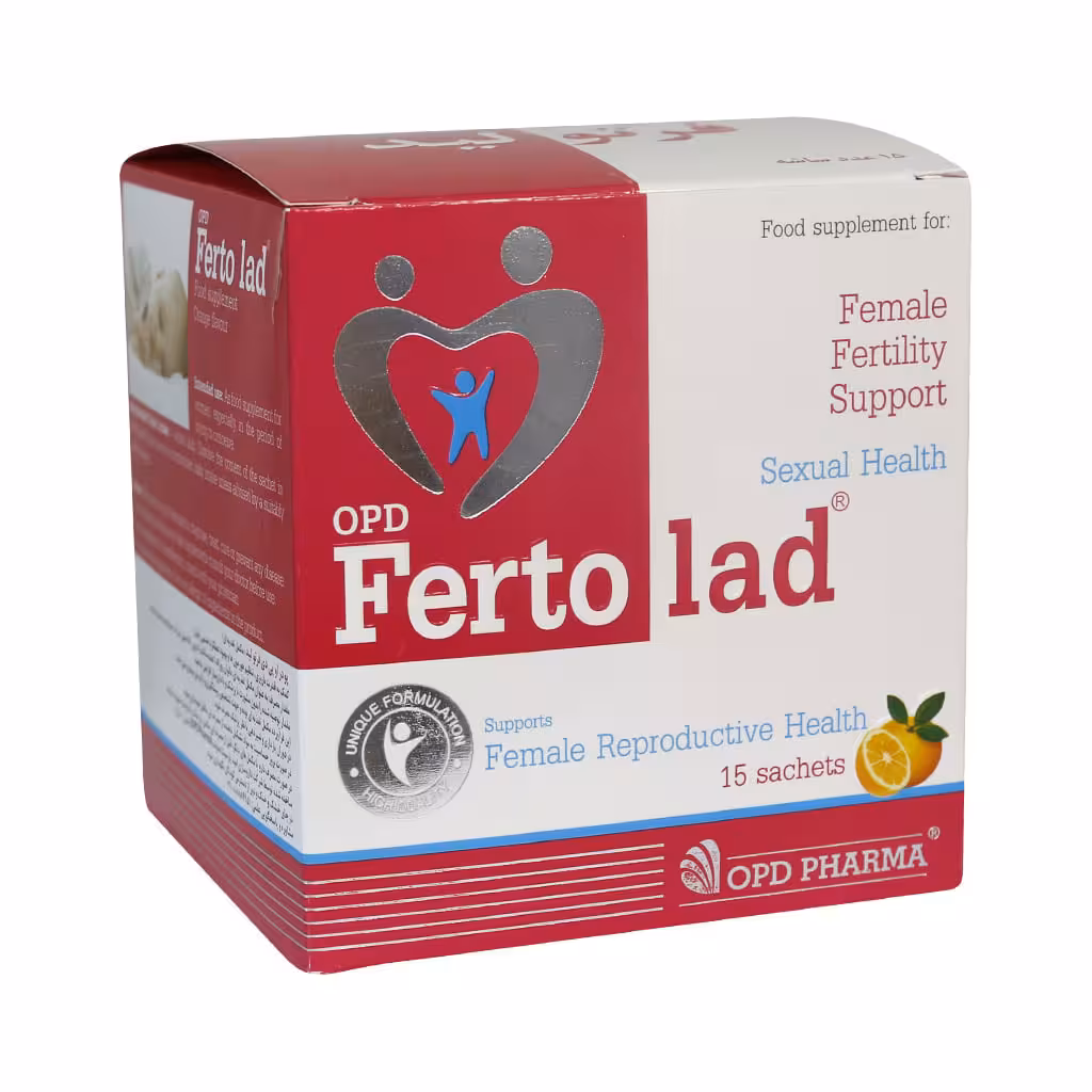 ساشه فرتولید او پی دی فارما 15 عدد | OPD Pharma Ferto Lad