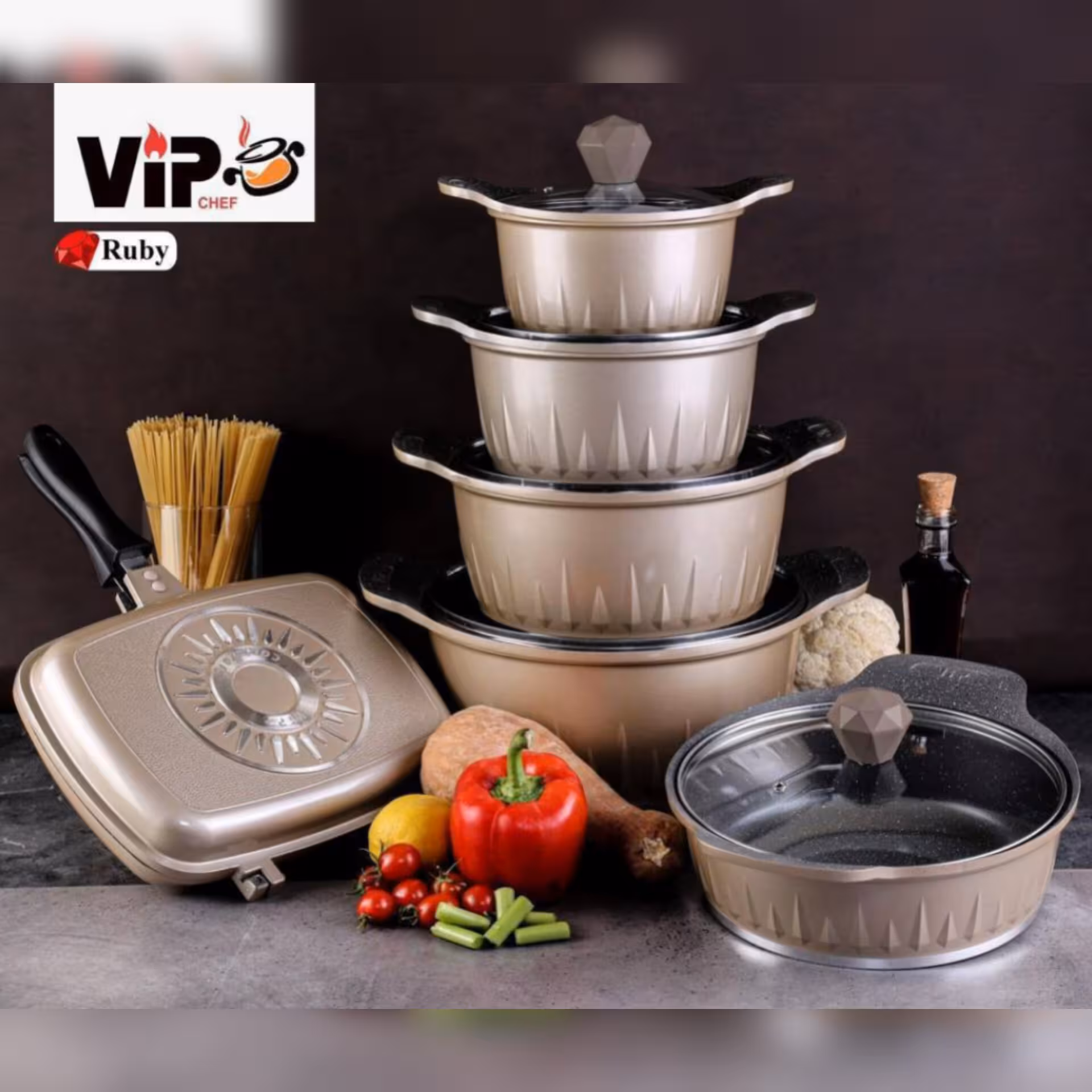 سرویس چدن Vip
پوشش داخل گرانیت
دارای تنوع رنگی
ضمانت پوشش نچسب