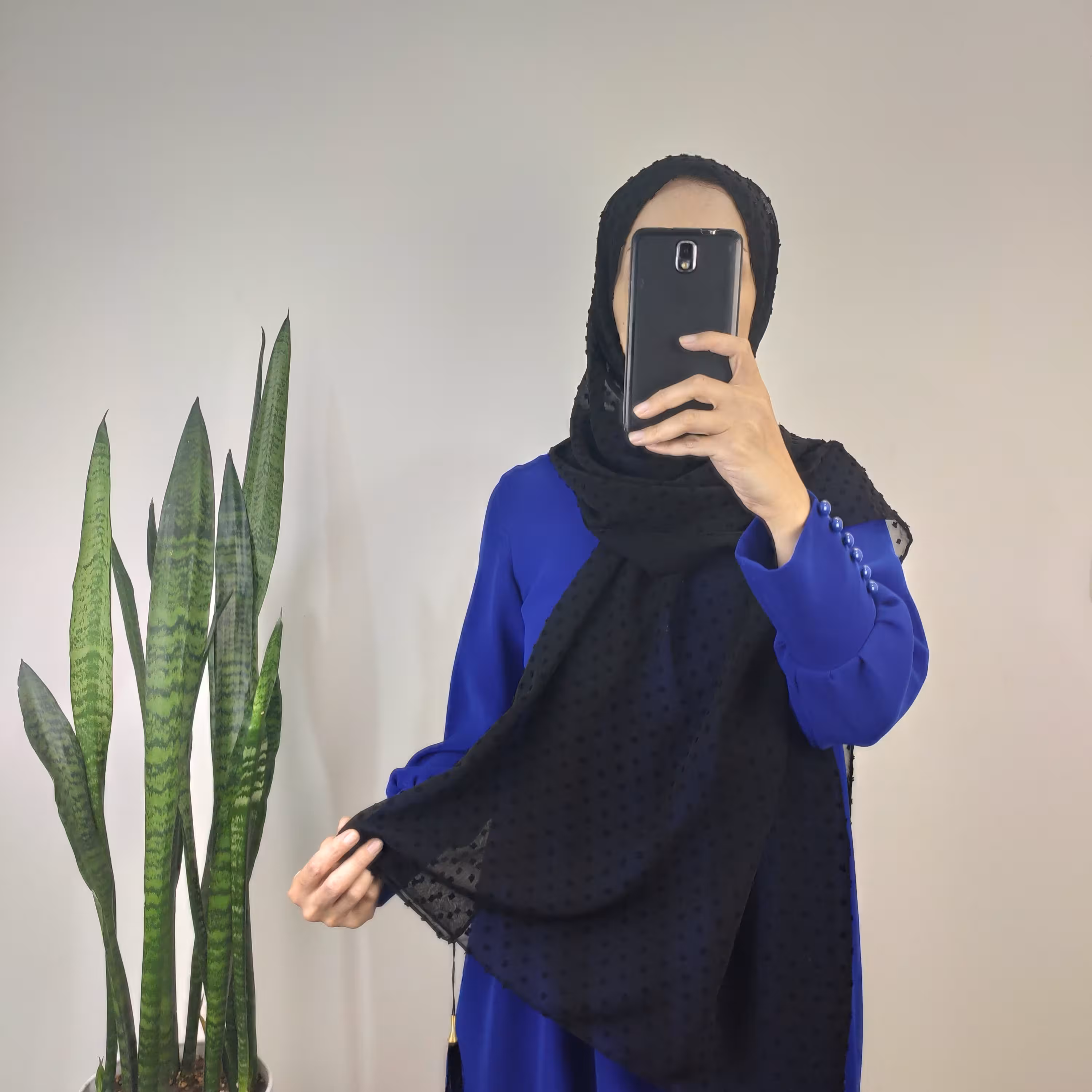 شال اشکی مشکی یاس نبی