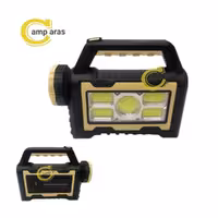 چراغ قوه شارژی خورشیدی COB-XPE HS-8031-B - کمپ آراس