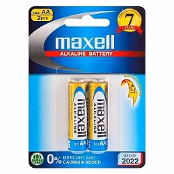 باتری نیم قلمی مکسل اصل بسته 4 عددی