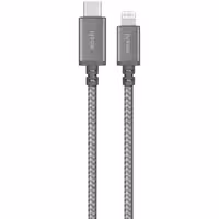 کابل MOSHI موشی تبدیل USB-C به Lightning مدل Integra طول 1.2 متری خاکستری - Hiapple.ir