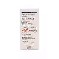 ضد آفتاب پوست خشک و حساس کاربا بی رنگ SPF50