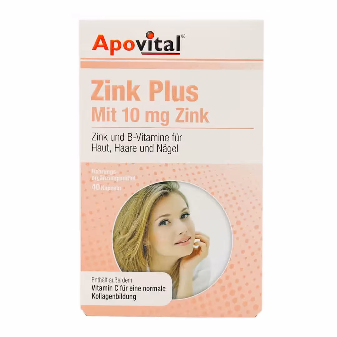 کپسول زینک پلاس آپوویتال 40 عددی