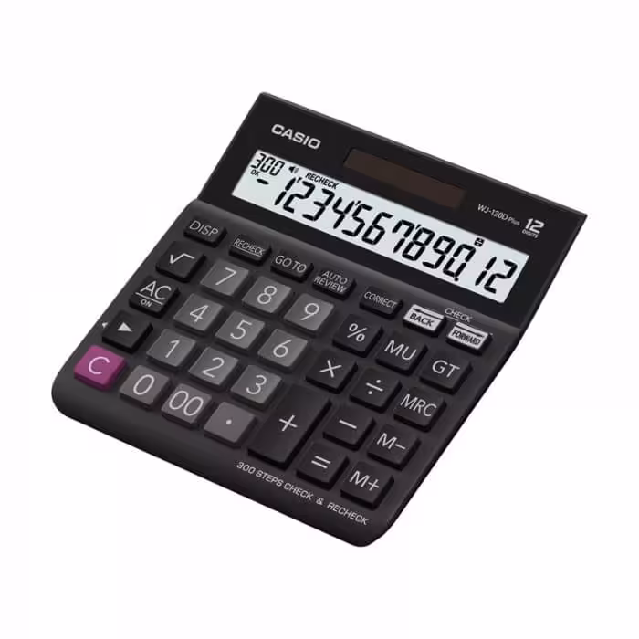 ماشین حساب رومیزی کاسیو Dj 120D plus