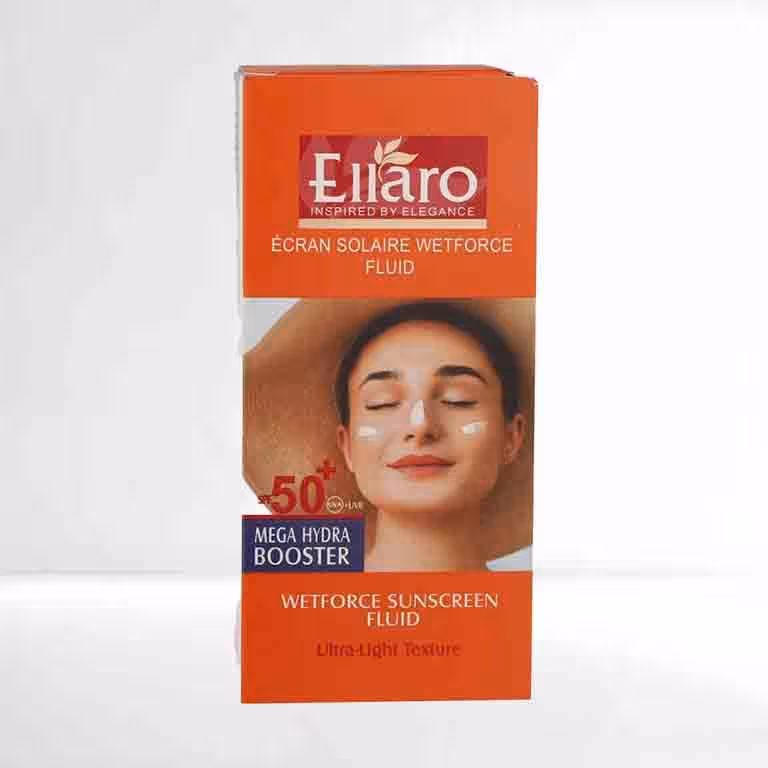 ضدآفتاب بی رنگ الارو SPF50 مدل Ultra Light
