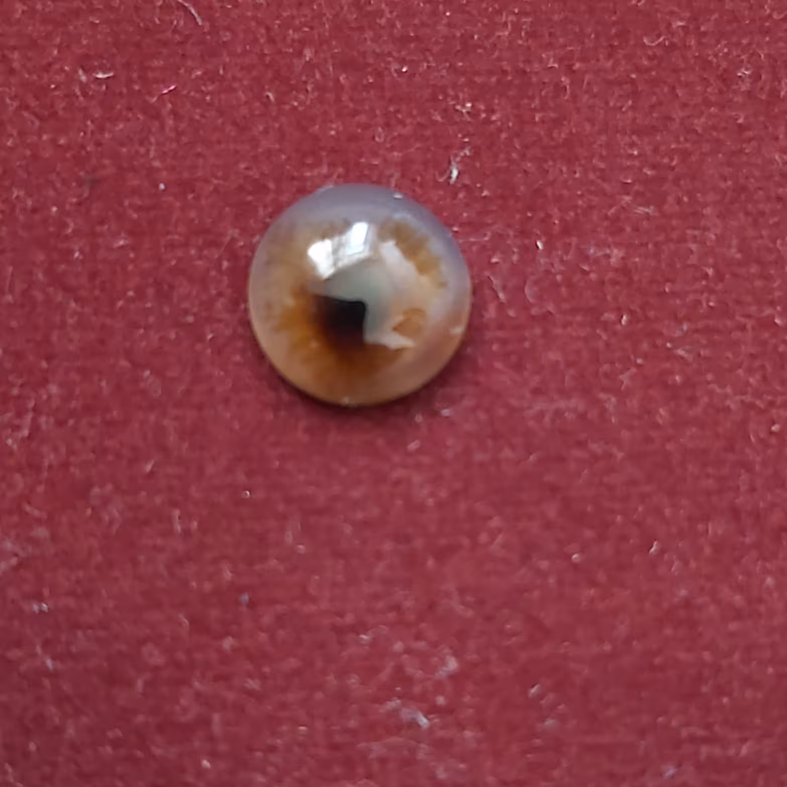 نگین سنگ عقیق شجر طبیعی بسیار زیبا 10mm