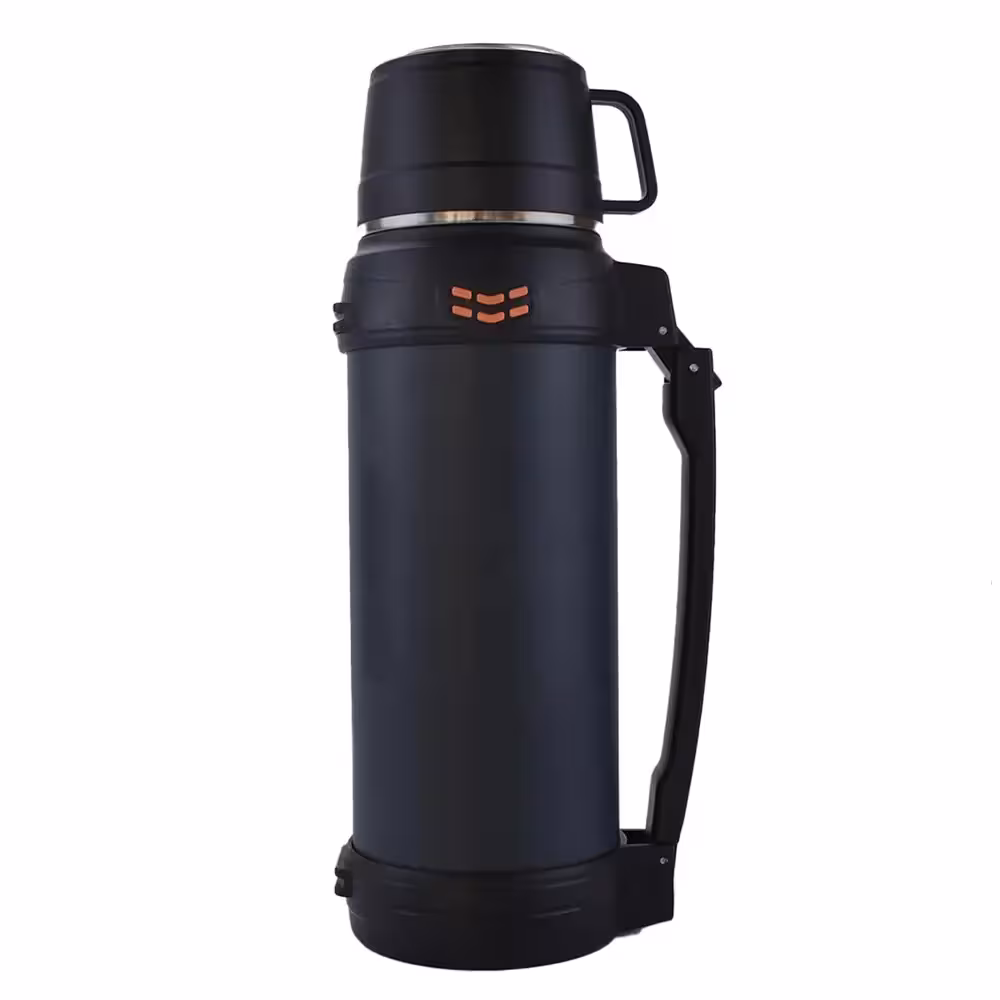 فلاسک سرد و گرم لیوان دار کوهنوردی Amszm استیل دوجداره 1200 میلی لیتر