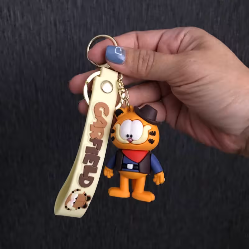 جاکلیدی سیلیکونی طرح Garfild 7